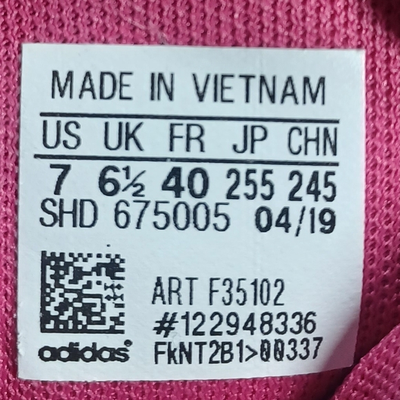 Adidas Duramo 9 Hot Pink Navy Blue Men's Shoes Size 7 Trainers Sneakers - Picture 9 of 11